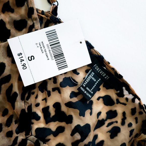 Forever 21 Semi Sheer Leopard Cami - Picture 6 of 7